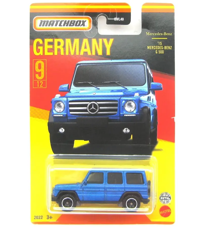 Mercedes Benz G500 Blue Series Germany  - Matchbox - Scala 1/64 Circa