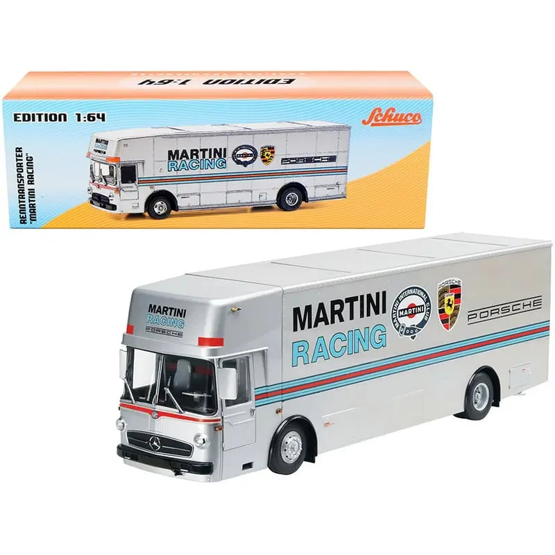 Mercedes-Benz Tranporter Martini Racing Porsche - Schuco - Scala 1/64