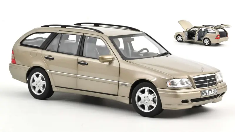MERCEDES C-CLASS T-MODEL 1997 SMOKE SILVER 1