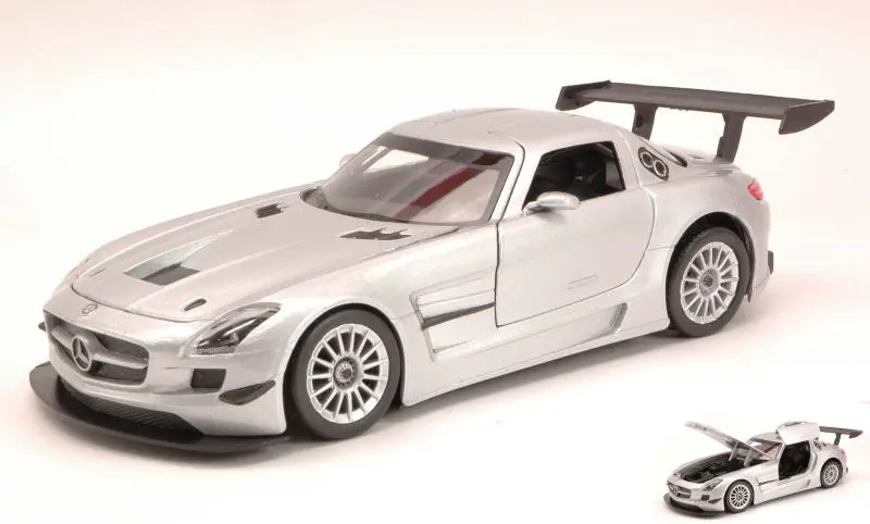 MERCEDES SLS AMG GT3 SILVER 1
