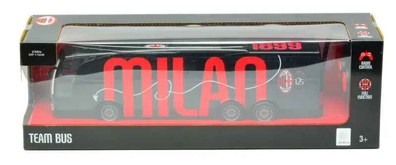 MILAN TEAM BUS RADIOCOMANDO cm 32 Scale Varie Mondo Motors