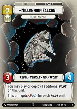 Millennium Falcon, Scendi E Spingi - Salto nell'Iperspazio