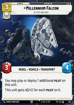 Millennium Falcon, Scendi E Spingi - Salto nell'Iperspazio