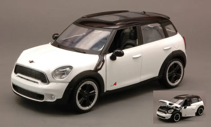 MINI COOPER S COUNTRYMAN 2011 WHITE W/BLACK ROOF 1