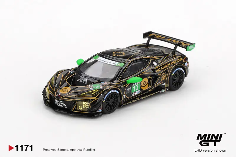 Mini GT - Chevrolet Corvette Z06 GT3.R #13 AWA 2025 IMSA Daytona 24 Hrs 2025 - Scala 1-64 MGT01171-L