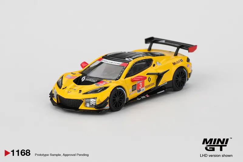 Mini GT - Chevrolet Corvette Z06 GT3.R #3 Corvette Racing 2025 IMSA Daytona 24 Hrs 2025 - Scala 1-64 MGT01168-L