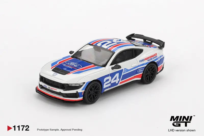 Mini GT - Ford Mustang Dark Horse #24 Ford Performance Racing School 2025 - Scala 1-64 MGT01172-L