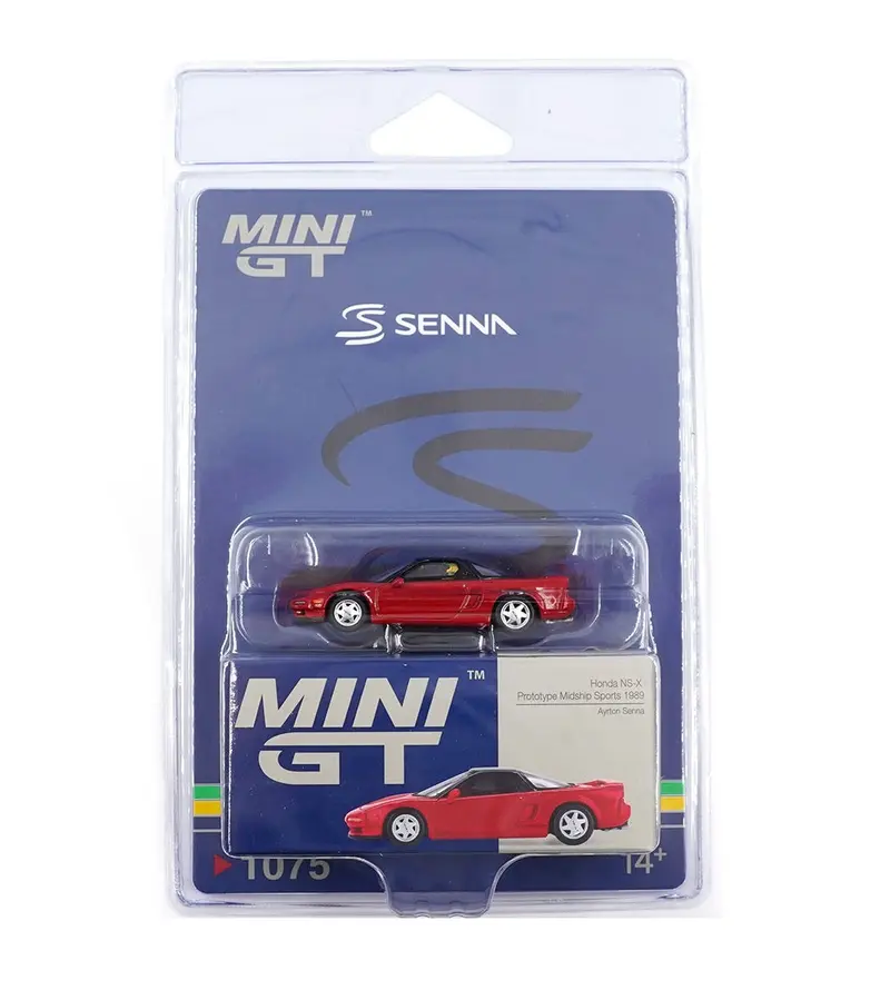 Mini GT - Honda NS-X Prototype Midship Sports 1989 Ayrton Senna - Scala 1/64 MGT01075-BL Blister Packaging