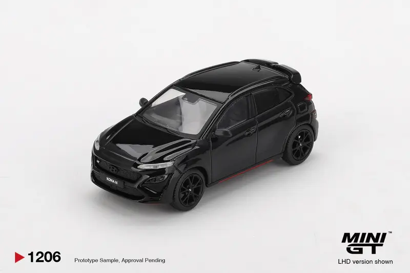 Mini GT - Hyundai KONA N Phantom Black 2022 - Scala 1/64 MGT01206-L