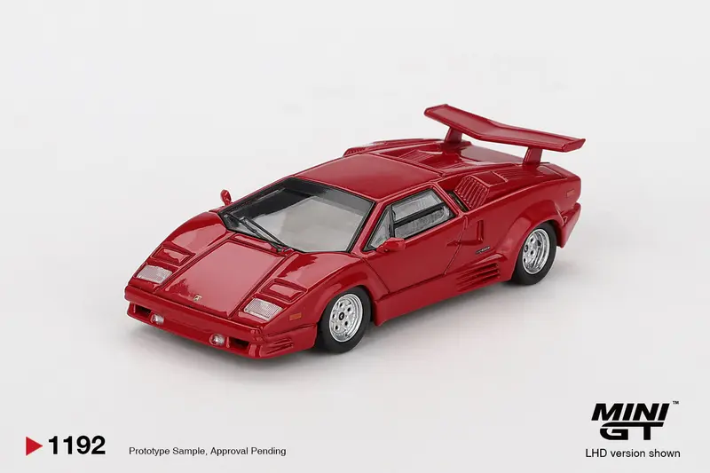 Mini GT - Lamborghini Countach 25th Anniversary Red 1988 - Scala 1/64 MGT01192-L