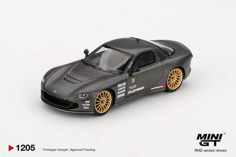 Mini GT - Mazda RX-7 RE-Amemiya Matsukiyo KOKU 3 Rotor NA-7 TAS 2025 Best Tuned Car Award - Scala 1/64 MGT01205-R