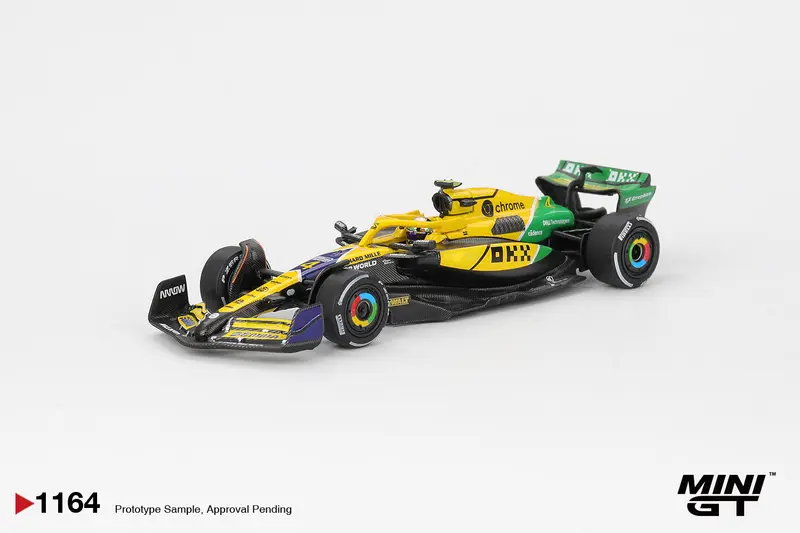 Mini GT - McLaren MCL38 #4 Lando Norris 2024 F1 Monaco GP - Scala 1-64 MGT01164-L