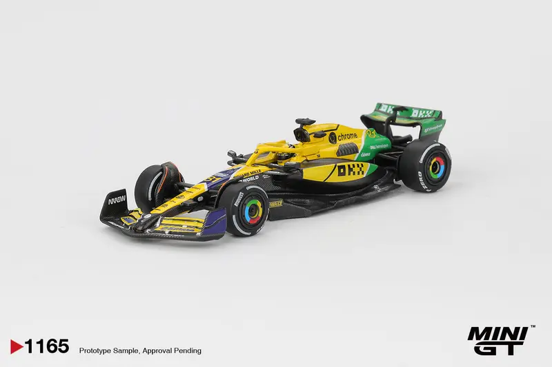 Mini GT - McLaren MCL38 #81 Oscar Piastri 2024 F1 Monaco GP 2nd Place - Scala 1-64 MGT01165-L