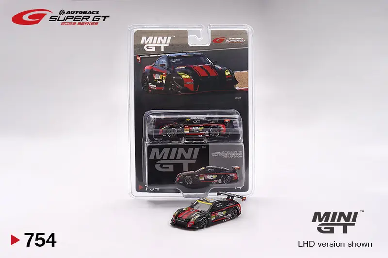 Mini GT - Nissan GT-R Nismo GT3 #360 "RUNUP RIVAUX GT-R" TOMEI SPORTS 2023 Super GT Series - Scala 1/64 MGT00754-BL