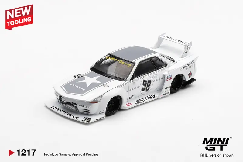 Mini GT - Nissan GTR (R32) LB-Kaido Works TAS 2025 - Scala 1/64 MGT01217-R