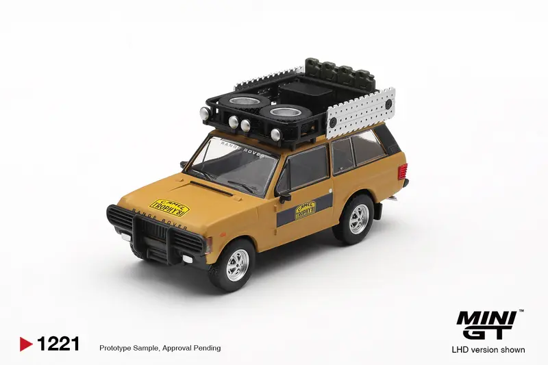 Mini GT - Range Rover 1981 Camel Trophy Sumatra K.Stoppa & A.Valldorf 1981 - Scala 1/64 MGT01221-L
