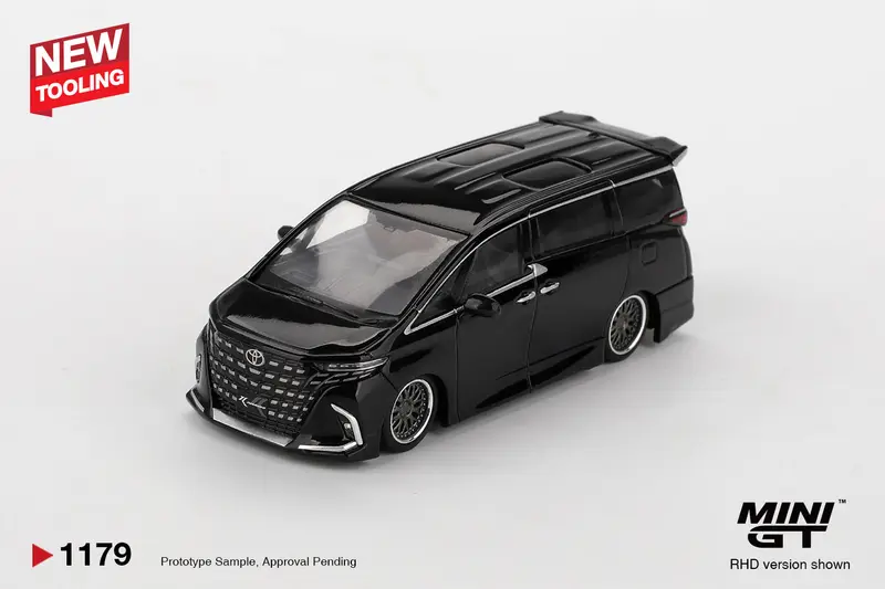 Mini GT - Toyota Alphard 40 KUHL Black - Scala 1/64 MGT01179-L