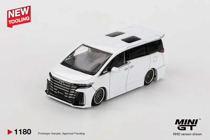 Mini GT - Toyota Vellfire 40 KUHL White - Scala 1/64 MGT01180-L