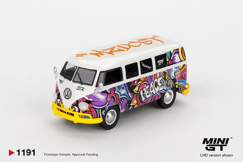 Mini GT - Volkswagen T1 Microbus Mizu Design 1967 - Scala 1/64 MGT01191-L