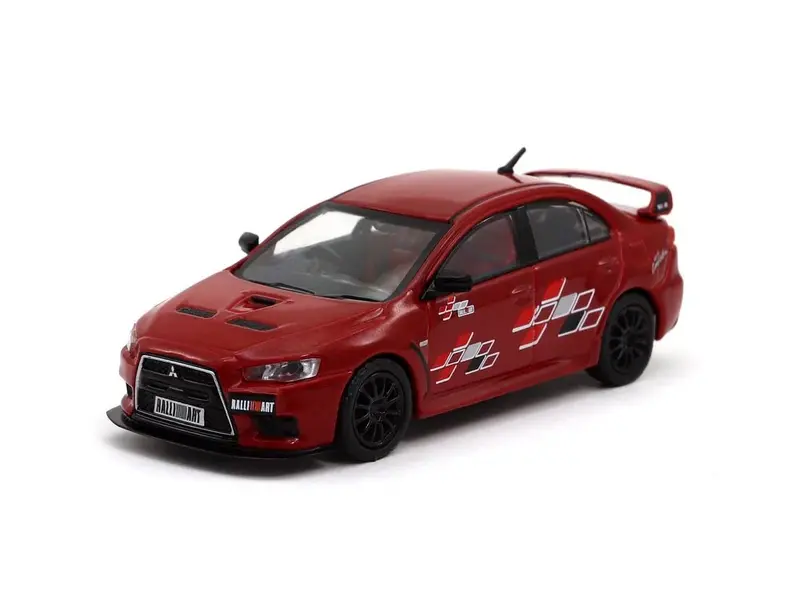 Mitsubishi Lancer Evolution X Ralliart Red - Tarmac Works - Scala 1/64 T64-004-RER