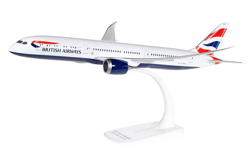 MODELLINO IN SCALA COMPATIBILE CON BOEING 787-9 DREAMLINER BRITISH AIRWAYS 1