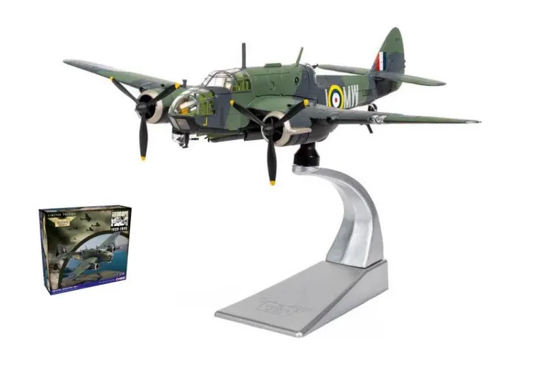 MODELLINO IN SCALA COMPATIBILE CON BRISTOL BEAUFORT Mk1 L9866 RAF 1