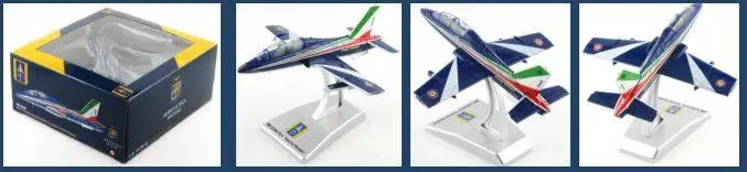MODELLINO IN SCALA COMPATIBILE CON MB-339A PAN FRECCE TRICOLORI NR.9 AM 2023 LIVERY 1