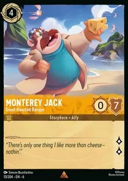 Monterey Jack - Agente Speciale di Buon Cuore - Mare di Azzurrite (Rare) [6AZS-13]