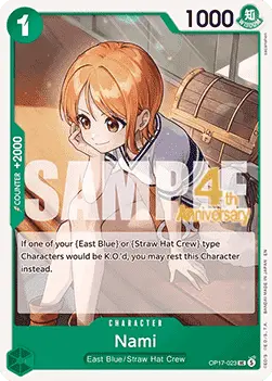 Nami (OP17-023) - Promos