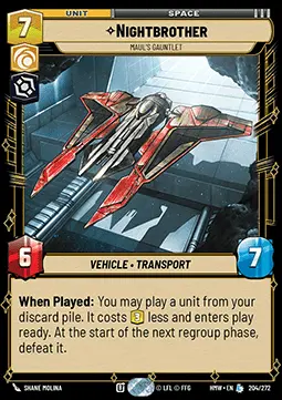 Nightbrother, Gauntlet Di Maul - Mondi di Origine (Legendary) [HMW-204]