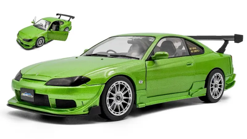 NISSAN SILVIA (S15) COUPE SPEC-R AERO 1999 MET.GREEN 1