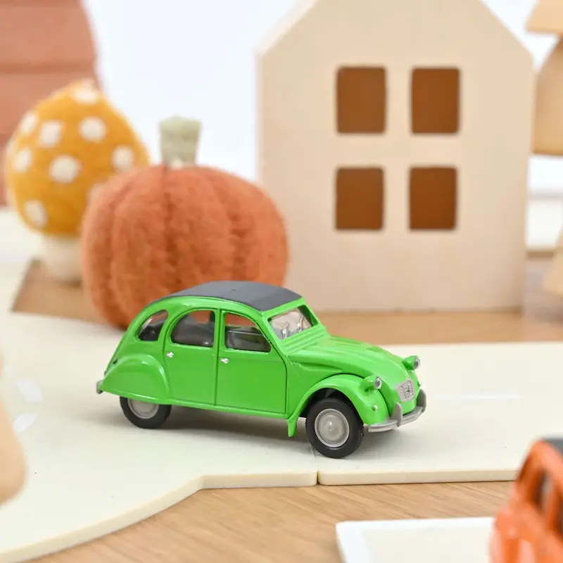 Norev - Citroen 2CV 1974 Palmeraie Green - Scala 1/64 Circa