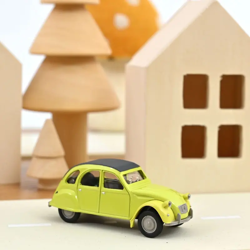 Norev - Citroen 2CV 1978 Cedrat Yellow - Scala 1/64 Circa