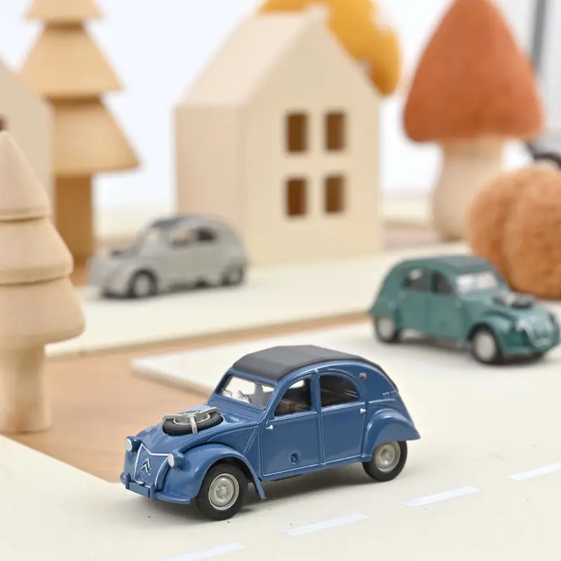 Norev - Citroen 2CV 4x4 1966 Cyclades Blue - Scala 1/64 Circa
