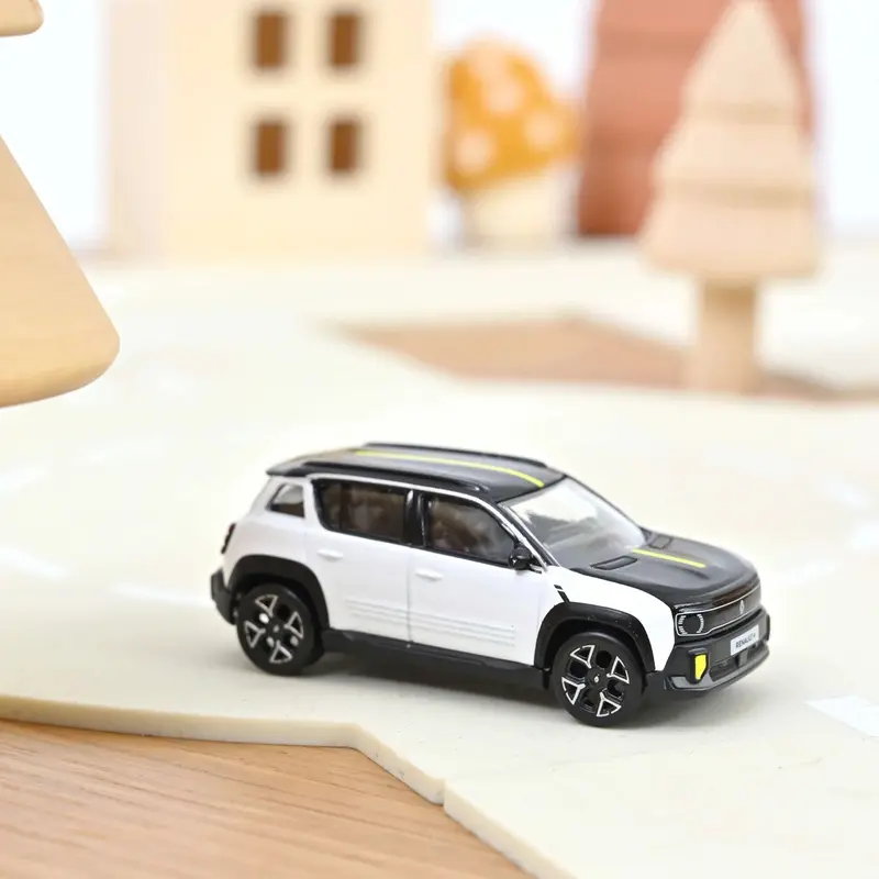 Norev - Renault 4 E-Tech Electric 2025 Glacier White and Black - Scala 1/64