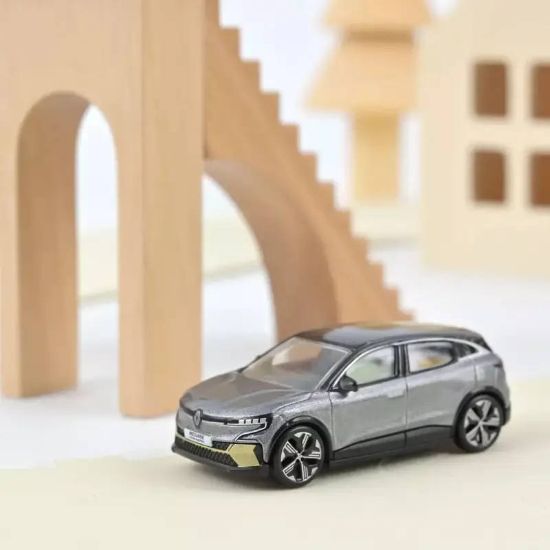 Norev - Renault Megane E-Tech 100% Electric 2022 Grey and Black - Scala 1/64