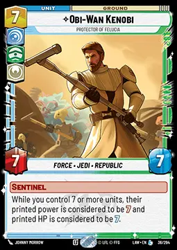 Obi-Wan Kenobi, Protettore Di Felucia - Tempi Senza Legge (Legendary) [LAW-036]
