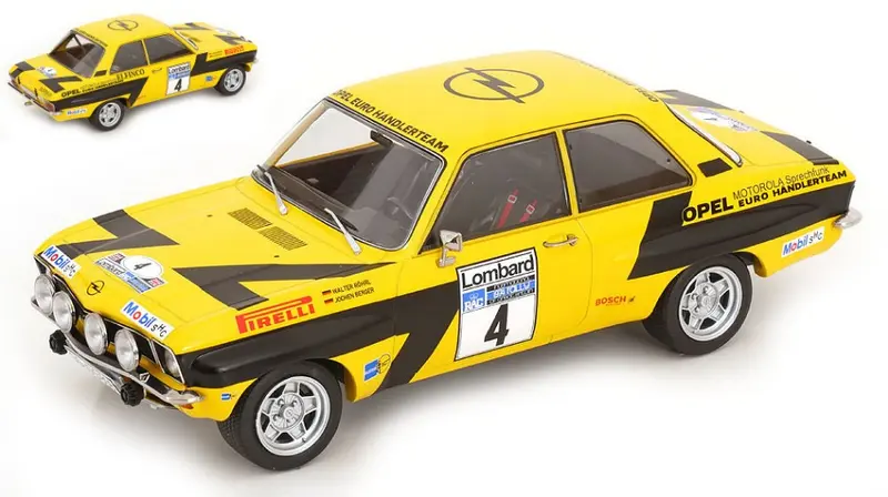 OPEL ASCONA A N.4 RAC RALLY 1975 W.ROHRL-C.GEISTDORFER 1