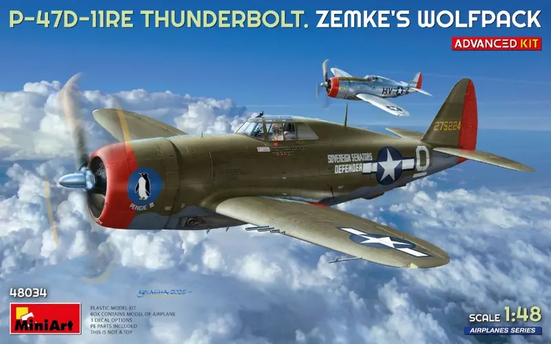 P-47D-11 RE THUNDERBOLT ZEMKE'S WOLFPACK ADVANCED KIT 1