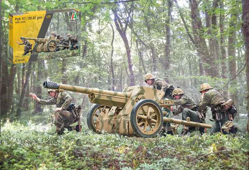 PAK 97/38 AT GUN WITH CREW KIT 1
