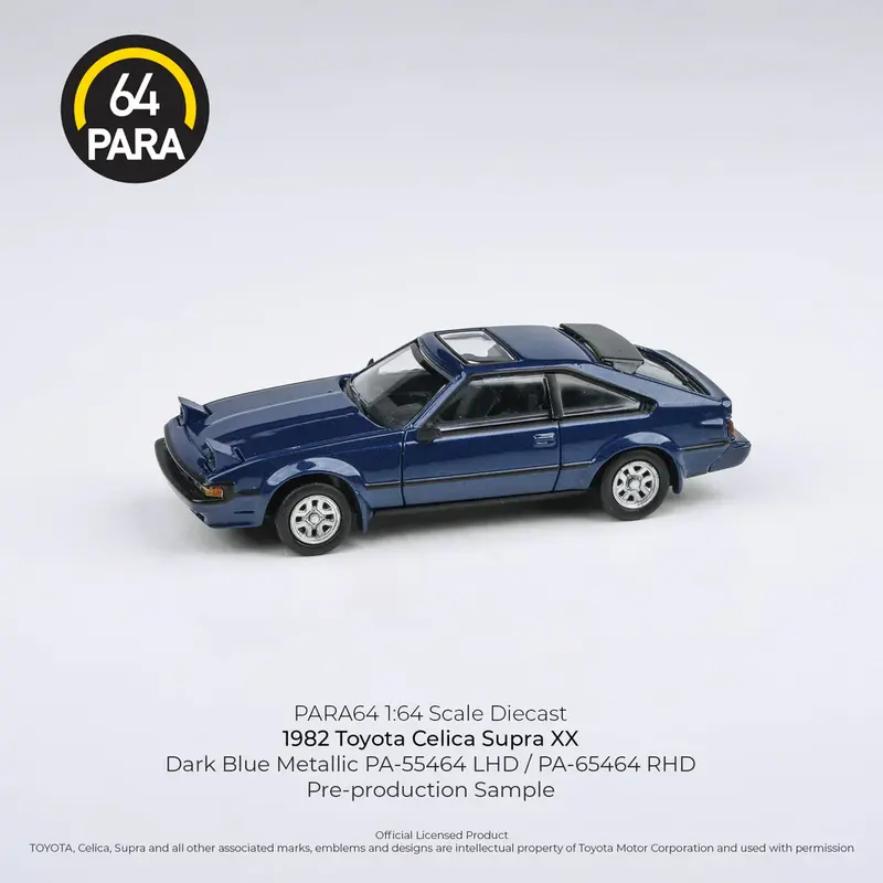 Para64 - 1984 Toyota Celica Supra Dark Blue (Lights Up) LHD - Scala 1/64