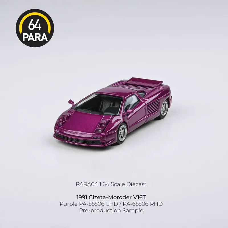 Para64 - 1991 Cizeta-Moroder V16T  Super Fly Purple (pop up light) - Scala 1/64