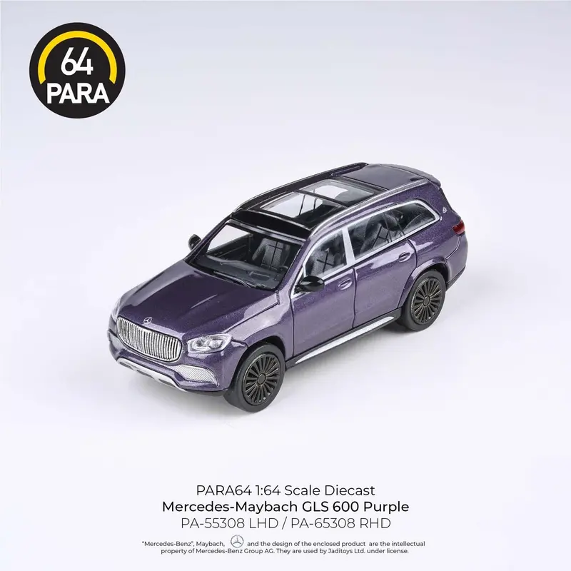 Para64 - 2020 Mercedes-Maybach GLS 600 Purple LHD - Scala 1/64