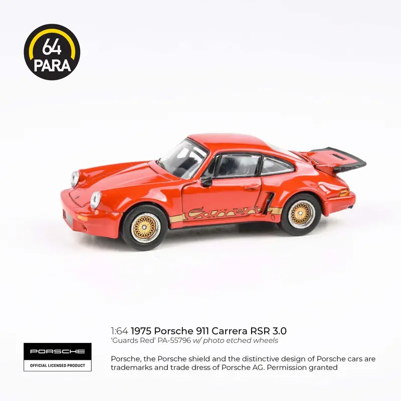 Para64 - Porsche 911 Carrera RSR 3.0 Guards Red - Scala 1/64 PA-55796 LHD