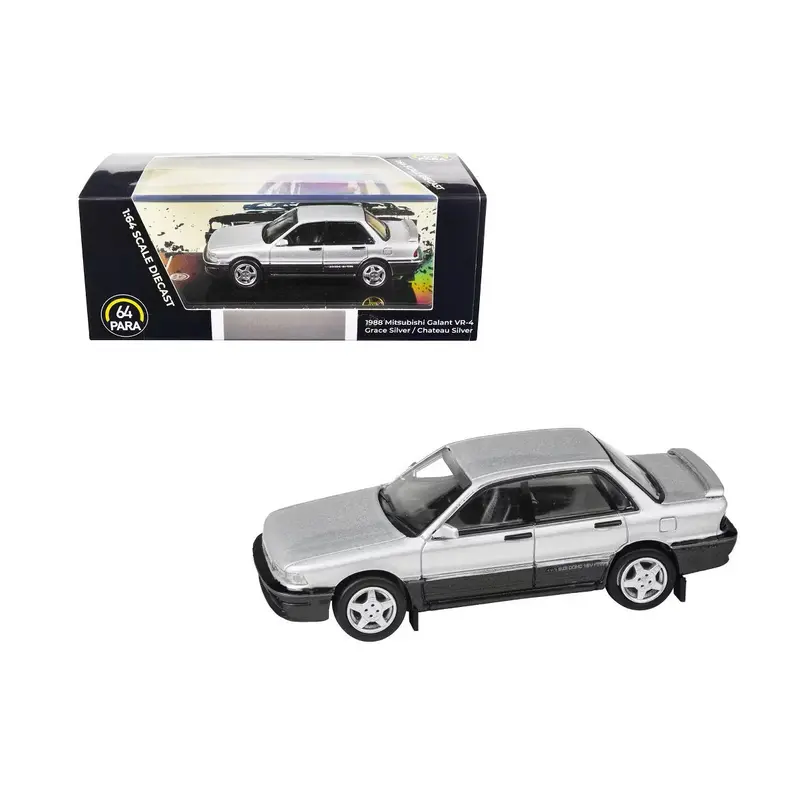 Para64 - S1988 Mitsubishi Galant VR-4 Grace Silver LHD - Scala 1/64