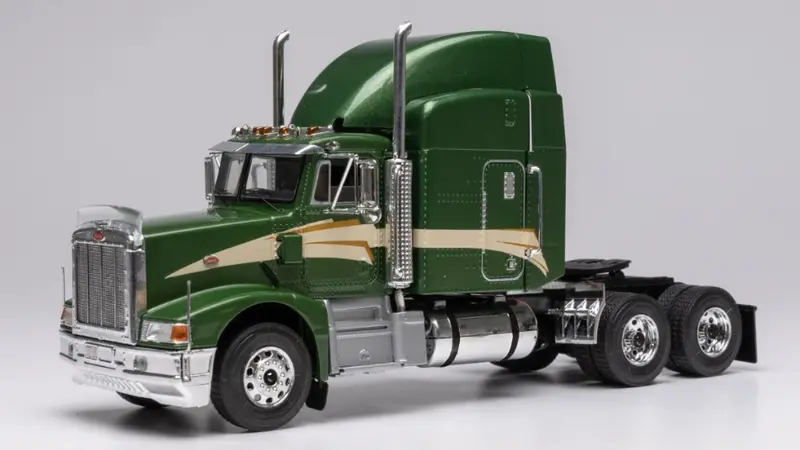 PETERBILT 377 A/E 1998 DARK GREEN 1