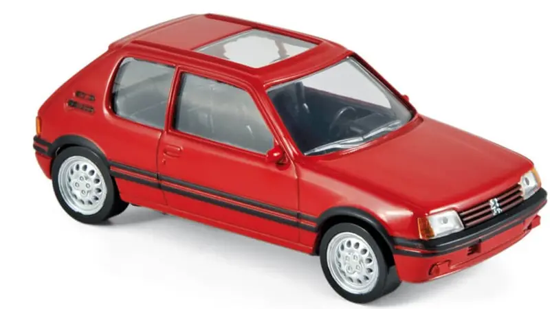 PEUGEOT 205 GTi 1986 VALLELUNGA RED JET CAR 1