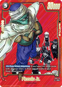 Piccolo Jr. (FB06-113) - Manga Booster 01 [Fusion World] (Alternate Art) [SB01-FB06-113]