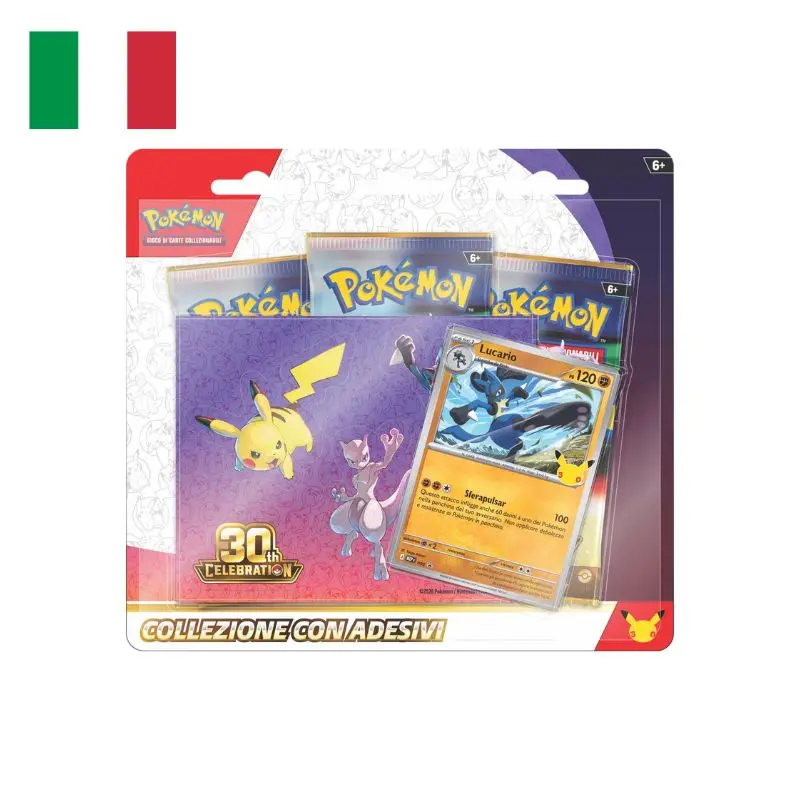 Pokemon 30° Anniversario - Collezione con adesivi (ITA)