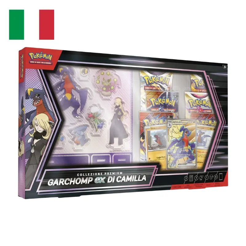 Pokemon Collezione Premium Garchomp ex di Camilla (ITA)